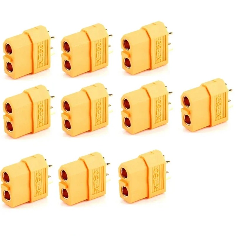 Drone Battery Connector - Connettori XT60 Maschio e Femmina, 10