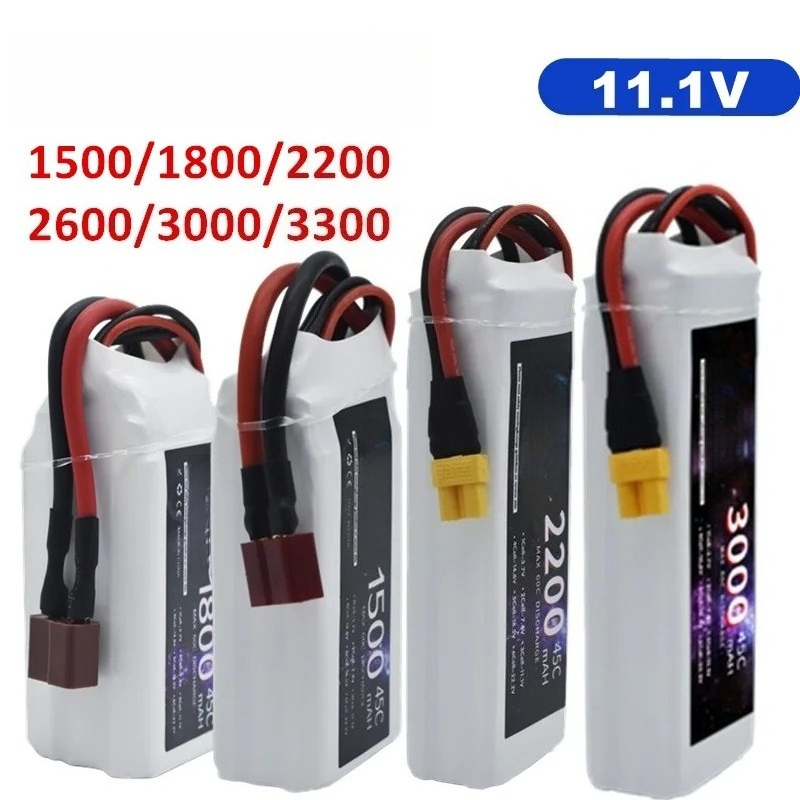 Drone Battery Connector - Batteria LiPo 3S 1500mAh 1800mAh 2200mAh