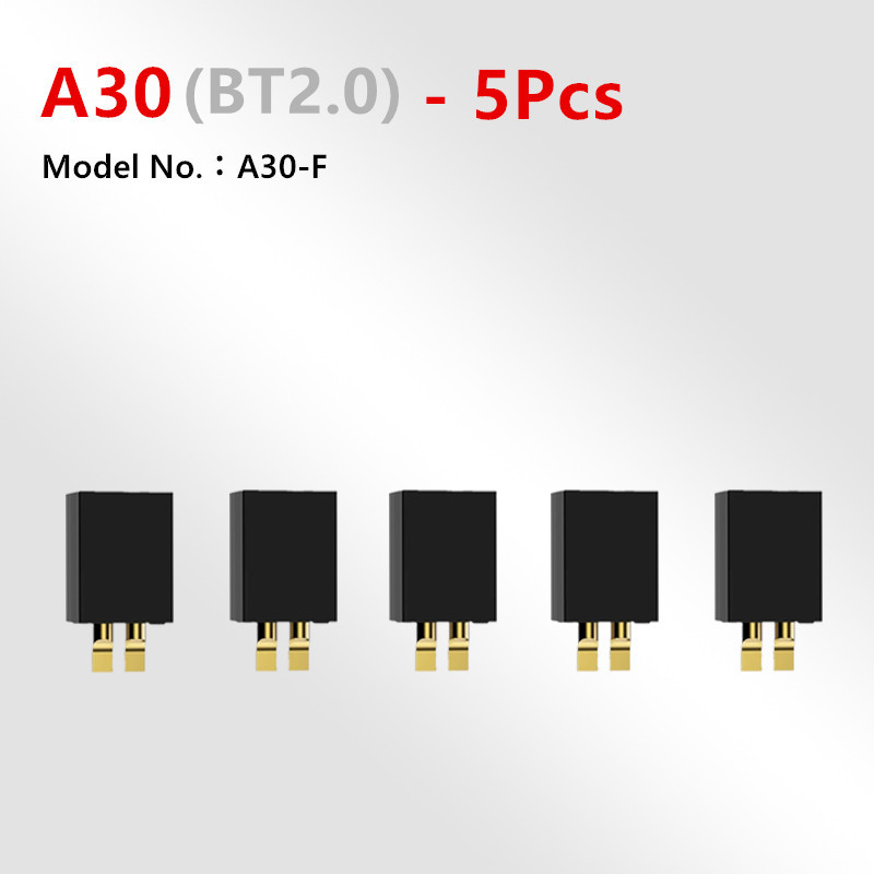 Drone Battery Plate - 5 Pezzi Connettore GAONENG A30/BT2.0 Femmina/Maschio,