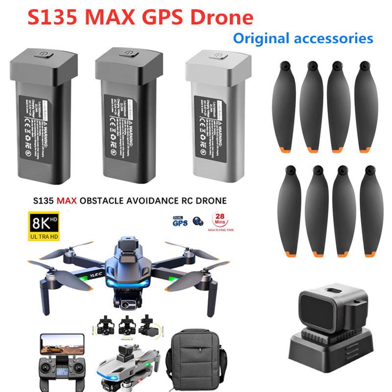 Drone Battery Plate - Batteria per Drone S135 MAX 7.4V