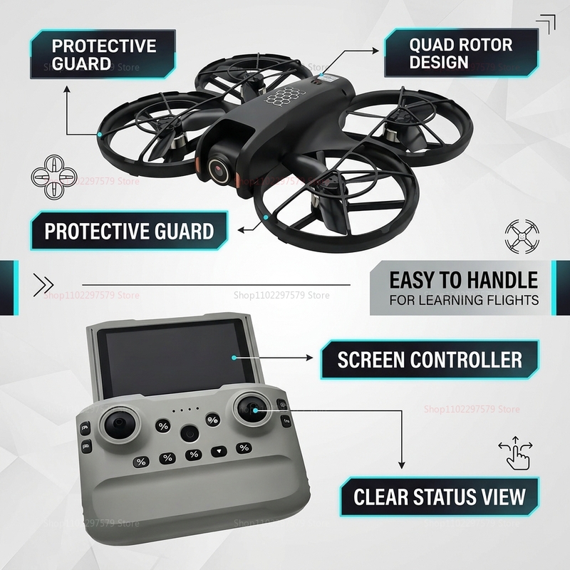 Nuovo Drone M5 Mini 2026 con F - Drone Battery Box recensione e prezzo
