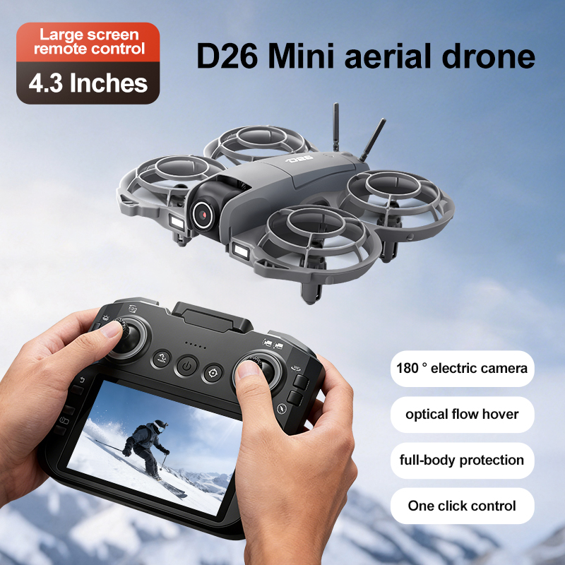 Drone D26 4K HD Aereo 180° °   - Drone Battery Box recensione e prezzo