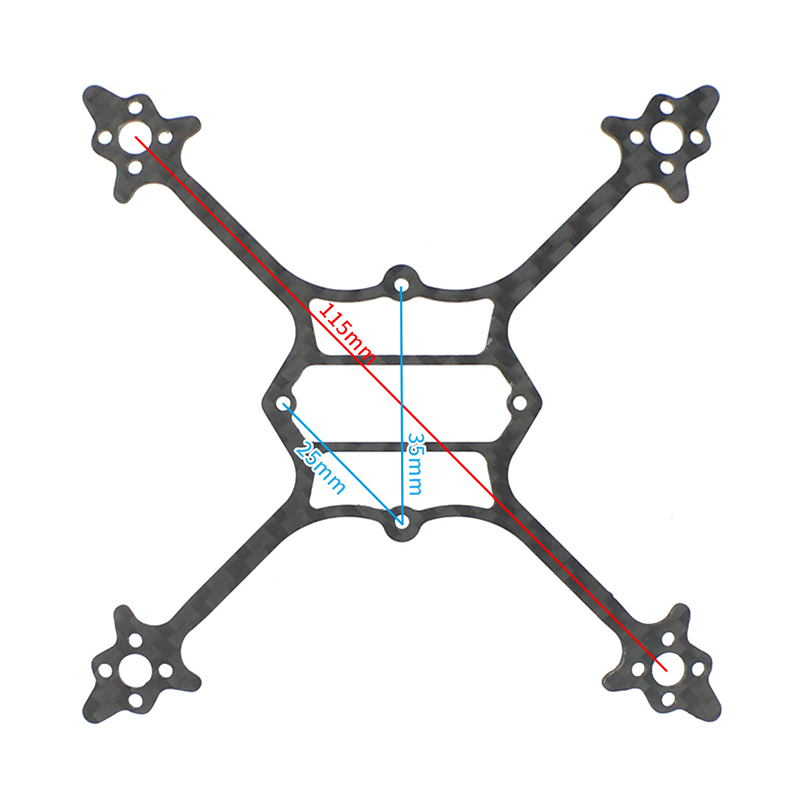 Interasse 115mm Piastra inferi - Drone Battery Plate recensione e prezzo