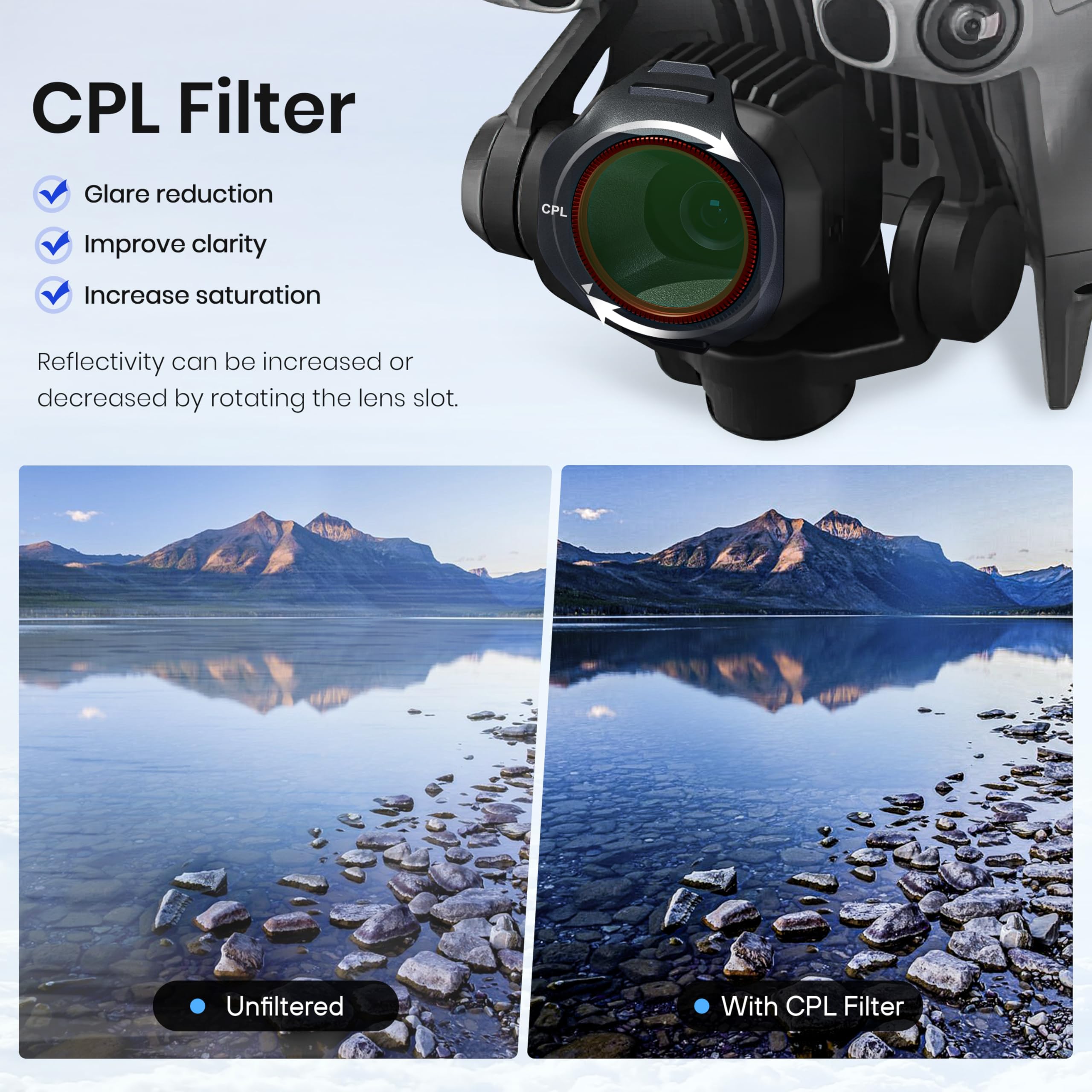 Set di filtri ND/CPL per acces - Dji Drone Mini 3 recensione e prezzo